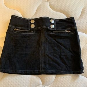 Miss Lili Denim Mini-Skirt